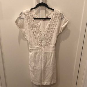 Calypso White Beaded Dress